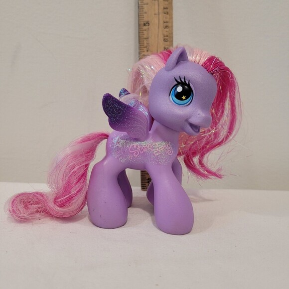 My Little Pony Purple Pegasus Songstar WInged Toy  4" Figure - Picture 11 of 12